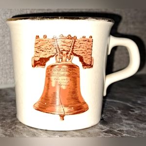 Vintage LIBERTY BELL Coffee Mug Cup Taylor International USA